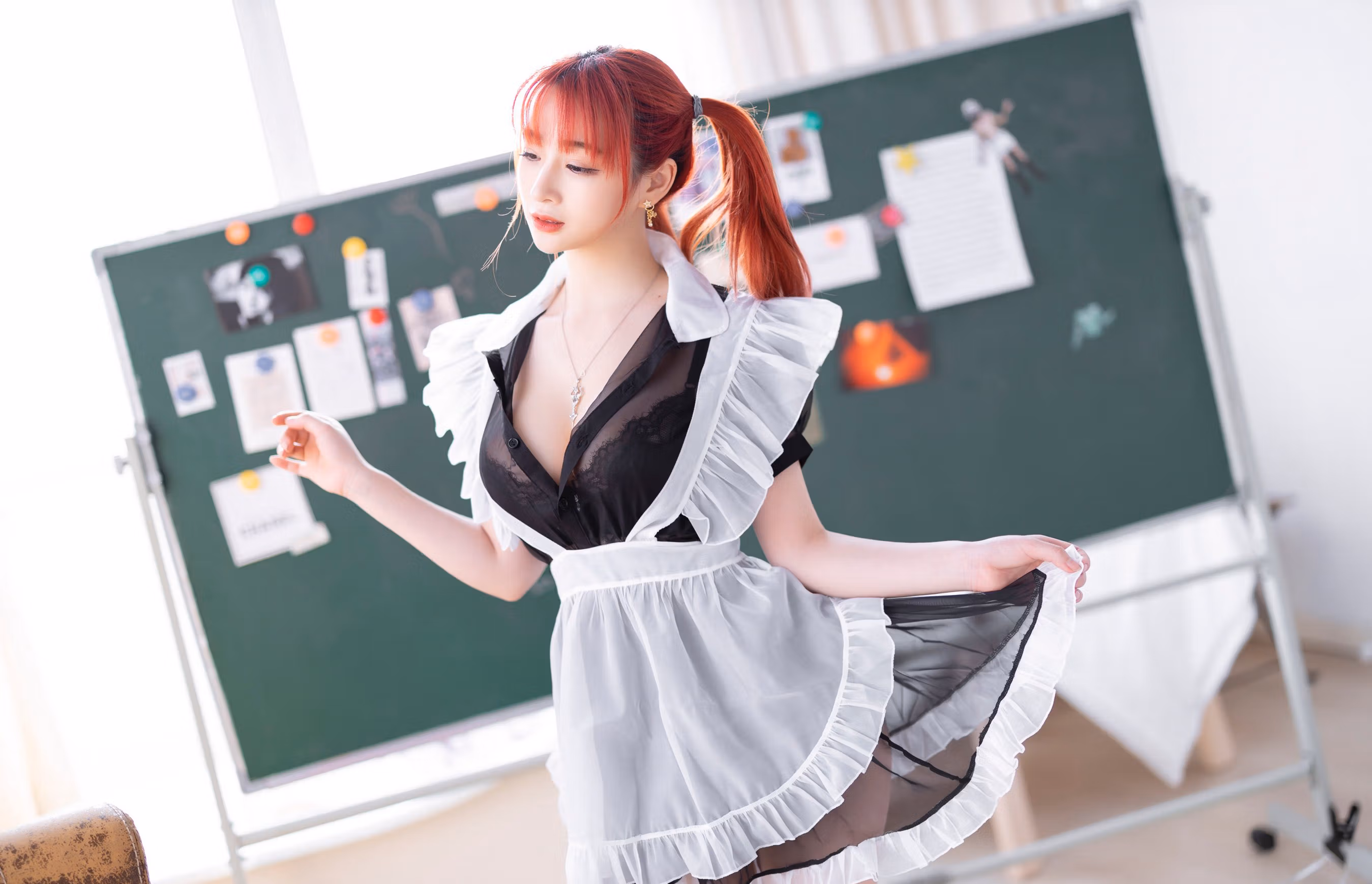 叉子宝宝女仆装极致性感诱惑写真